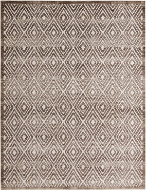 Chocolate Brown 9' x 11' 8 Hermitage Rectangle Area Rug 55% Polypropylene & 45% Polyester Easy Clean Stain-Resistant Carpet for Living, Office, Dorm Rooms for Sale at Rug Engine