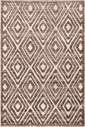Chocolate Brown 4' x 6' Hermitage Rectangle Area Rug 55% Polypropylene & 45% Polyester Easy Clean Stain-Resistant Carpet for Living, Office, Dorm Rooms for Sale at Rug Engine