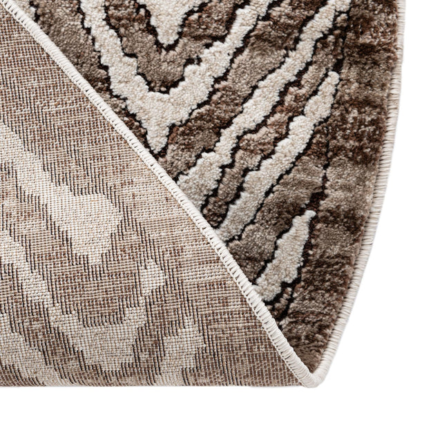 Chocolate Brown 7' 10 x 10' Hermitage Oval Area Rug 55% Polypropylene & 45% Polyester Easy Clean Stain-Resistant Carpet for Living, Office, Dorm Rooms for Sale at Rug Engine