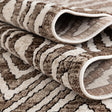 Chocolate Brown 7' 10 x 10' Hermitage Oval Area Rug 55% Polypropylene & 45% Polyester Easy Clean Stain-Resistant Carpet for Living, Office, Dorm Rooms for Sale at Rug Engine