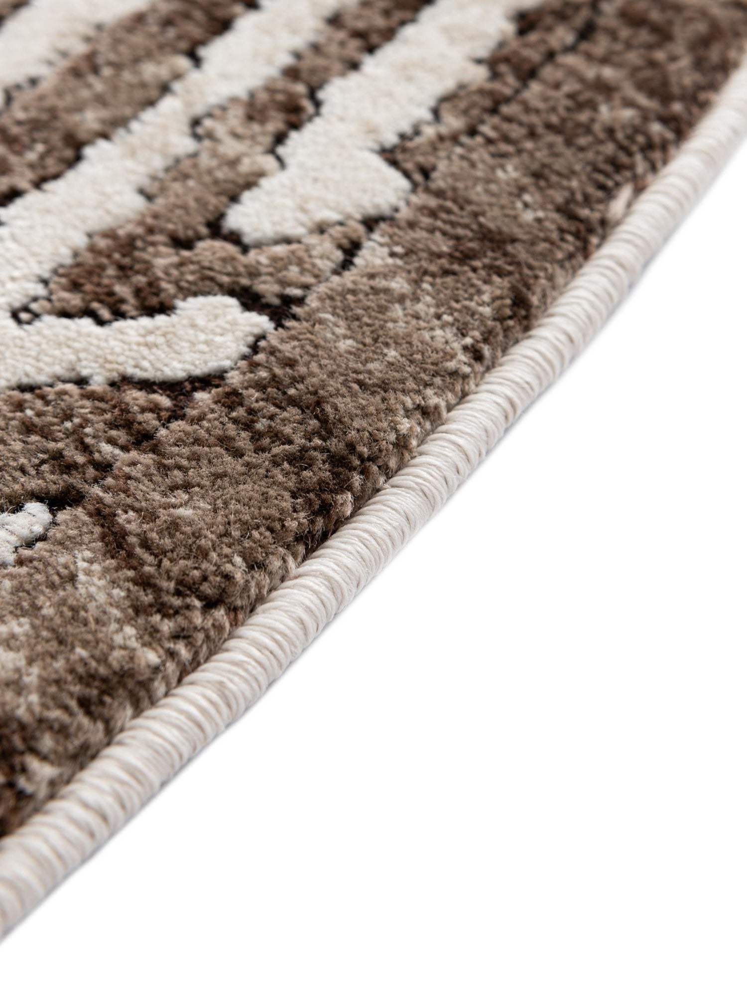 Chocolate Brown 6' x 6' Hermitage Round Area Rug 55% Polypropylene & 45% Polyester Easy Clean Stain-Resistant Carpet for Living, Office, Dorm Rooms for Sale at Rug Engine