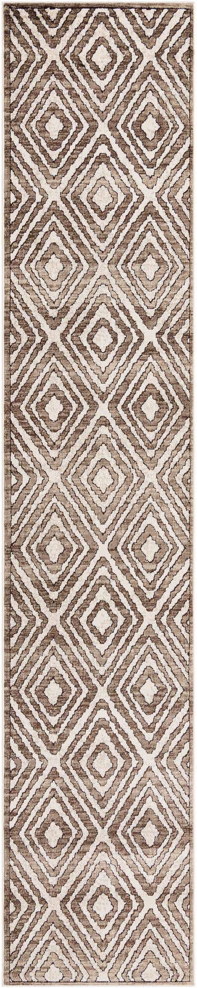 Chocolate Brown 2' 6 x 13' Hermitage Runner Area Rug 55% Polypropylene & 45% Polyester Easy Clean Stain-Resistant Carpet for Living, Office, Dorm Rooms for Sale at Rug Engine