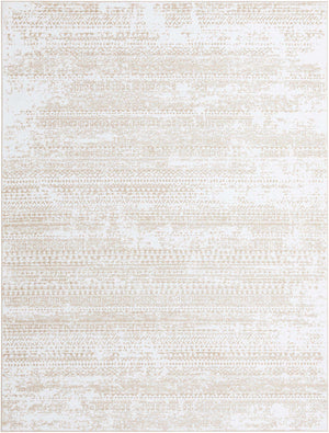 Snow White 9' x 12' Hermitage Rectangle Area Rug 55% Polypropylene & 45% Polyester Easy Clean Stain-Resistant Carpet for Living, Office, Dorm Rooms for Sale at Rug Engine
