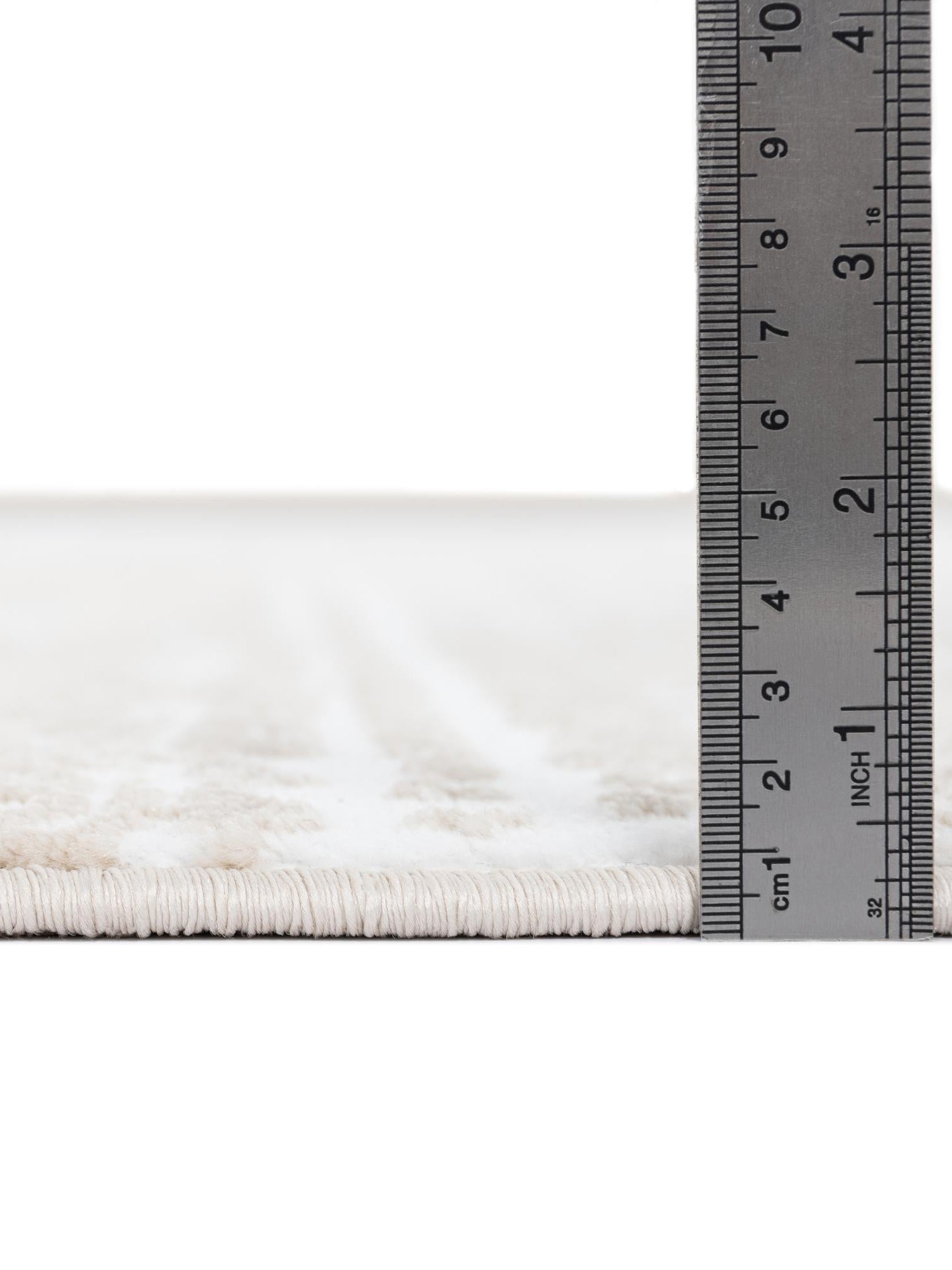 Snow White 7' 10 x 7' 10 Hermitage Octagon Area Rug 55% Polypropylene & 45% Polyester Easy Clean Stain-Resistant Carpet for Living, Office, Dorm Rooms for Sale at Rug Engine