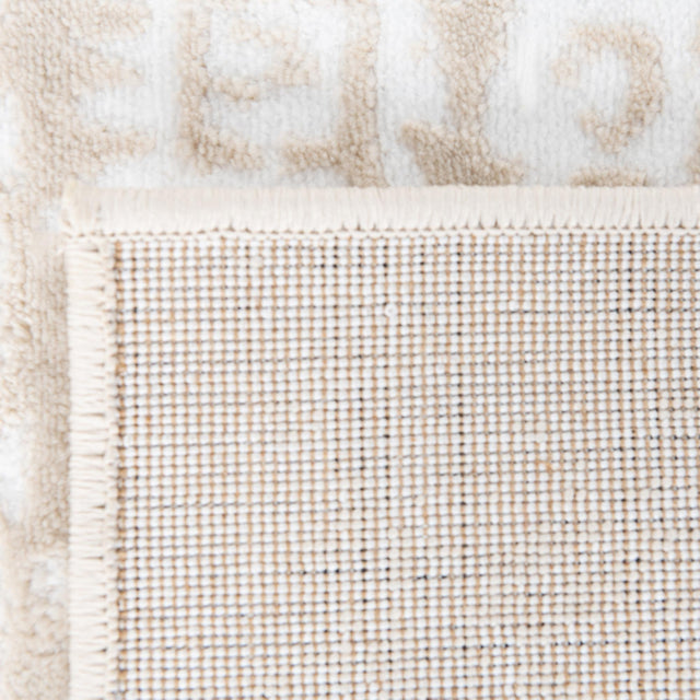 Snow White 7' 10 x 7' 10 Hermitage Octagon Area Rug 55% Polypropylene & 45% Polyester Easy Clean Stain-Resistant Carpet for Living, Office, Dorm Rooms for Sale at Rug Engine