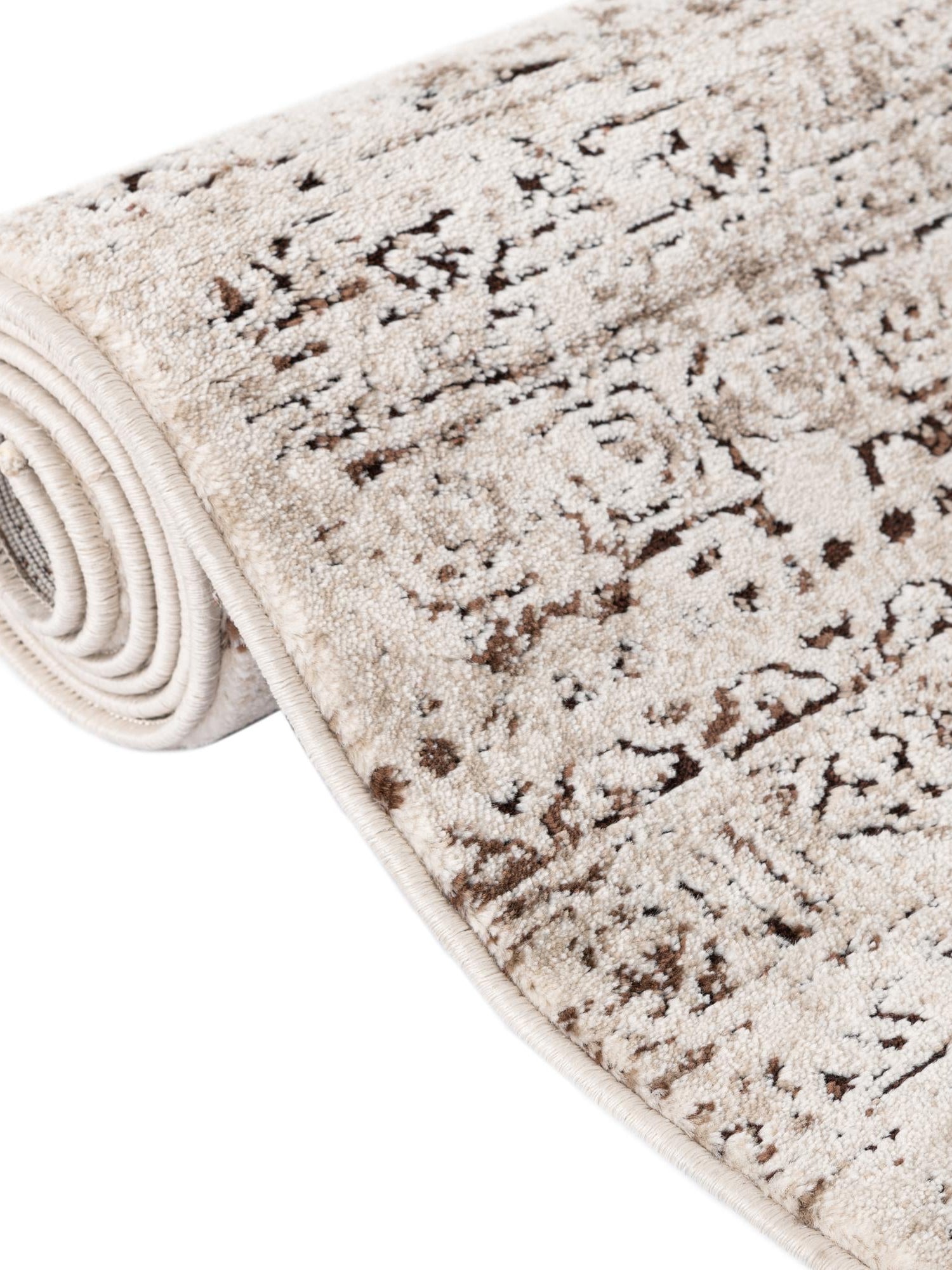 Chocolate Brown 5' 3 x 8' Hermitage Rectangle Area Rug 55% Polypropylene & 45% Polyester Easy Clean Stain-Resistant Carpet for Living, Office, Dorm Rooms for Sale at Rug Engine