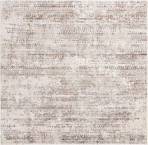 Chocolate Brown 10' 8 x 10' 8 Hermitage Square Area Rug 55% Polypropylene & 45% Polyester Easy Clean Stain-Resistant Carpet for Living, Office, Dorm Rooms for Sale at Rug Engine