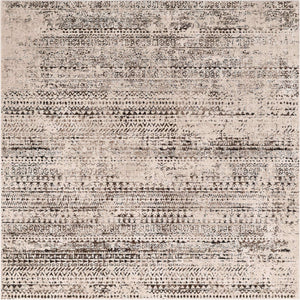 Chocolate Brown 7' 10 x 7' 10 Hermitage Square Area Rug 55% Polypropylene & 45% Polyester Easy Clean Stain-Resistant Carpet for Living, Office, Dorm Rooms for Sale at Rug Engine