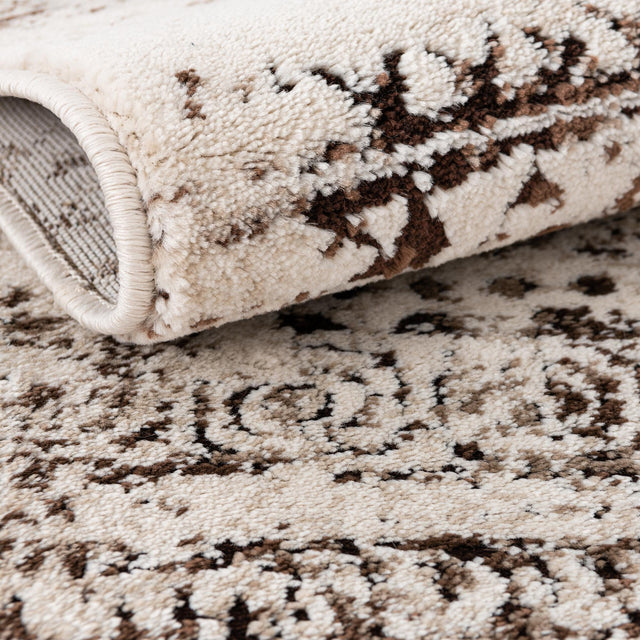 Chocolate Brown 7' 10 x 10' Hermitage Oval Area Rug 55% Polypropylene & 45% Polyester Easy Clean Stain-Resistant Carpet for Living, Office, Dorm Rooms for Sale at Rug Engine