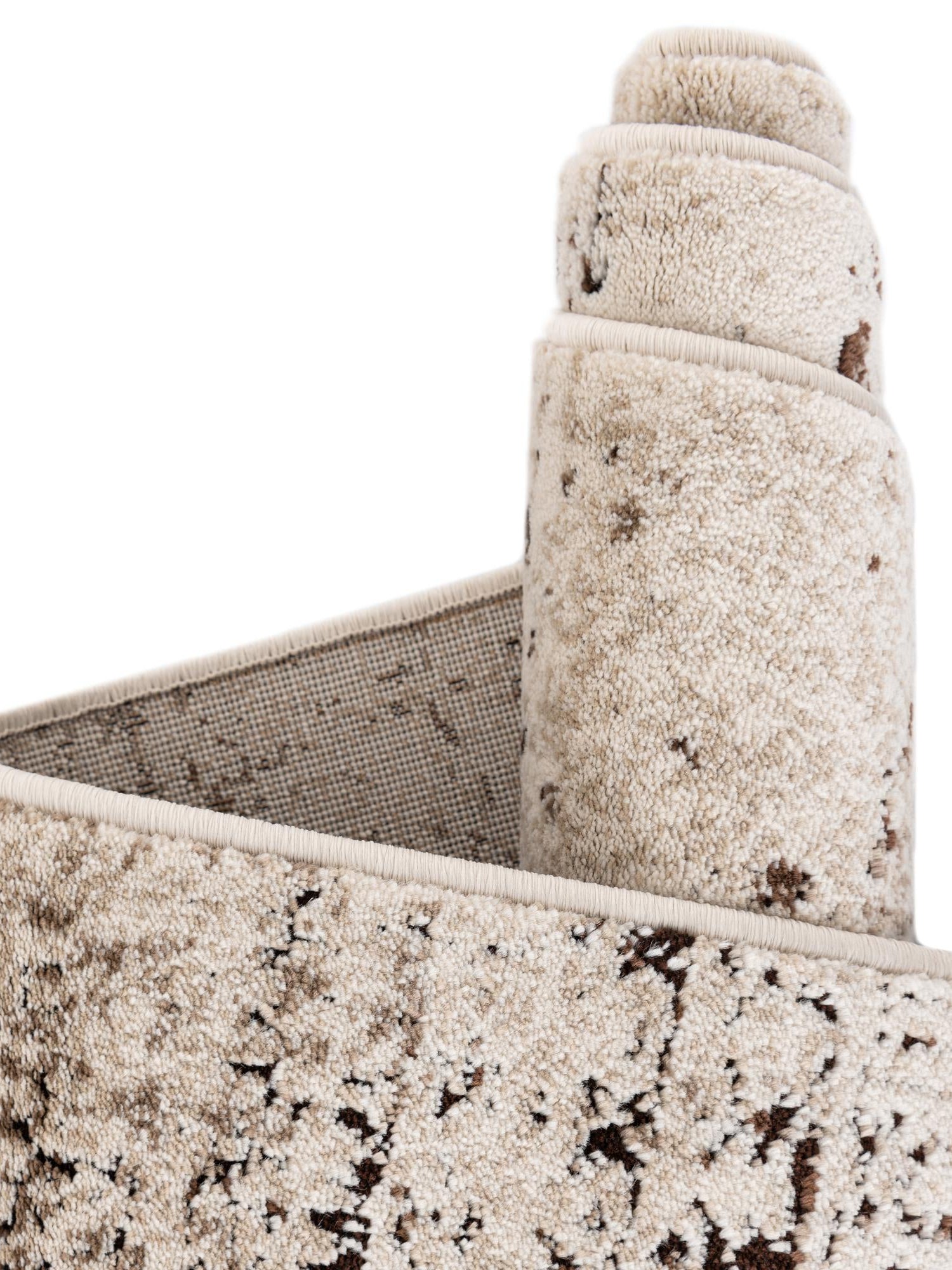 Chocolate Brown 5' 3 x 8' Hermitage Oval Area Rug 55% Polypropylene & 45% Polyester Easy Clean Stain-Resistant Carpet for Living, Office, Dorm Rooms for Sale at Rug Engine