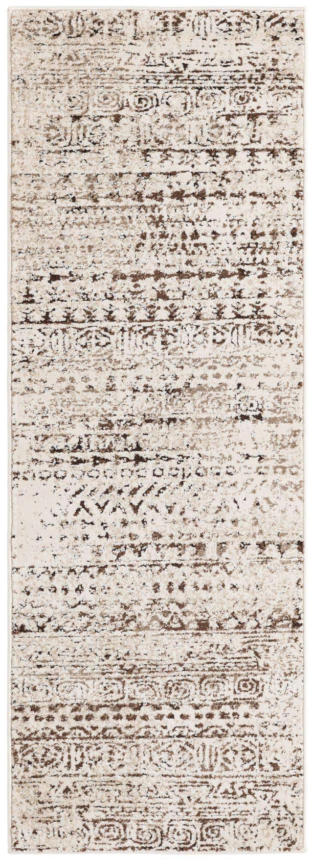 Chocolate Brown 2' x 6' Hermitage Runner Area Rug 55% Polypropylene & 45% Polyester Easy Clean Stain-Resistant Carpet for Living, Office, Dorm Rooms for Sale at Rug Engine