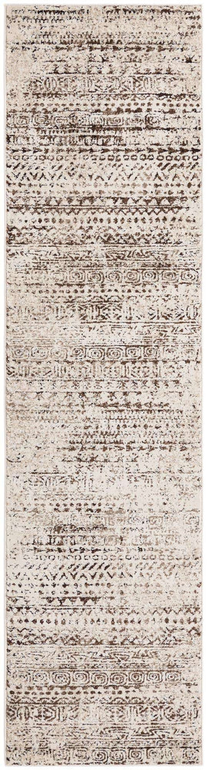Chocolate Brown 2' 6 x 10' Hermitage Runner Area Rug 55% Polypropylene & 45% Polyester Easy Clean Stain-Resistant Carpet for Living, Office, Dorm Rooms for Sale at Rug Engine