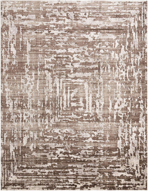 Chocolate Brown 10' 8 x 14' Hermitage Rectangle Area Rug 55% Polypropylene & 45% Polyester Easy Clean Stain-Resistant Carpet for Living, Office, Dorm Rooms for Sale at Rug Engine