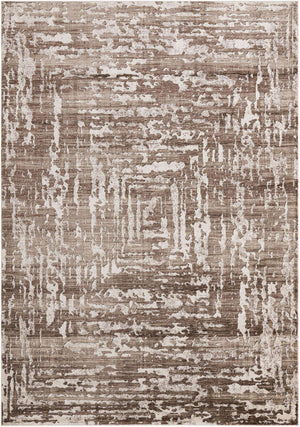 Chocolate Brown 7' 10 x 11' 6 Hermitage Rectangle Area Rug 55% Polypropylene & 45% Polyester Easy Clean Stain-Resistant Carpet for Living, Office, Dorm Rooms for Sale at Rug Engine
