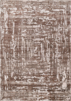 Chocolate Brown 7' x 10' Hermitage Rectangle Area Rug 55% Polypropylene & 45% Polyester Easy Clean Stain-Resistant Carpet for Living, Office, Dorm Rooms for Sale at Rug Engine