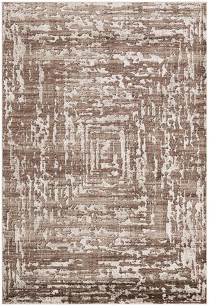 Chocolate Brown 6' x 9' Hermitage Rectangle Area Rug 55% Polypropylene & 45% Polyester Easy Clean Stain-Resistant Carpet for Living, Office, Dorm Rooms for Sale at Rug Engine