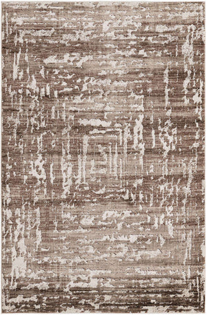 Chocolate Brown 5' 3 x 8' Hermitage Rectangle Area Rug 55% Polypropylene & 45% Polyester Easy Clean Stain-Resistant Carpet for Living, Office, Dorm Rooms for Sale at Rug Engine