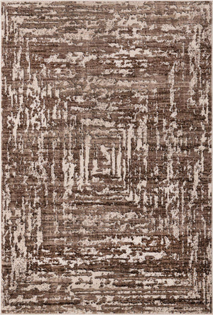 Chocolate Brown 3' 3 x 5' 3 Hermitage Rectangle Area Rug 55% Polypropylene & 45% Polyester Easy Clean Stain-Resistant Carpet for Living, Office, Dorm Rooms for Sale at Rug Engine