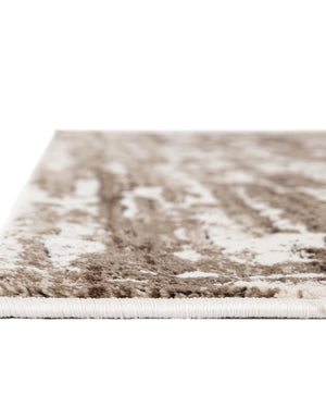 Chocolate Brown 5' 3 x 5' 3 Hermitage Octagon Area Rug 55% Polypropylene & 45% Polyester Easy Clean Stain-Resistant Carpet for Living, Office, Dorm Rooms for Sale at Rug Engine