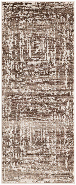 Chocolate Brown 2' x 5' Hermitage Runner Area Rug 55% Polypropylene & 45% Polyester Easy Clean Stain-Resistant Carpet for Living, Office, Dorm Rooms for Sale at Rug Engine