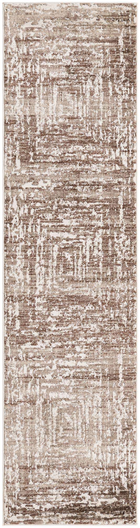 Chocolate Brown 2' x 8' Hermitage Runner Area Rug 55% Polypropylene & 45% Polyester Easy Clean Stain-Resistant Carpet for Living, Office, Dorm Rooms for Sale at Rug Engine