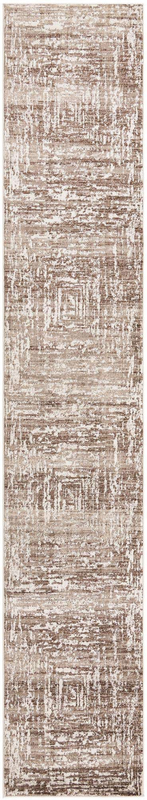 Chocolate Brown 2' 6 x 14' Hermitage Runner Area Rug 55% Polypropylene & 45% Polyester Easy Clean Stain-Resistant Carpet for Living, Office, Dorm Rooms for Sale at Rug Engine
