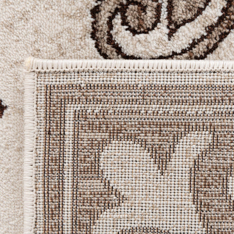 Chocolate Brown 6' x 9' Hermitage Rectangle Area Rug 55% Polypropylene & 45% Polyester Easy Clean Stain-Resistant Carpet for Living, Office, Dorm Rooms for Sale at Rug Engine