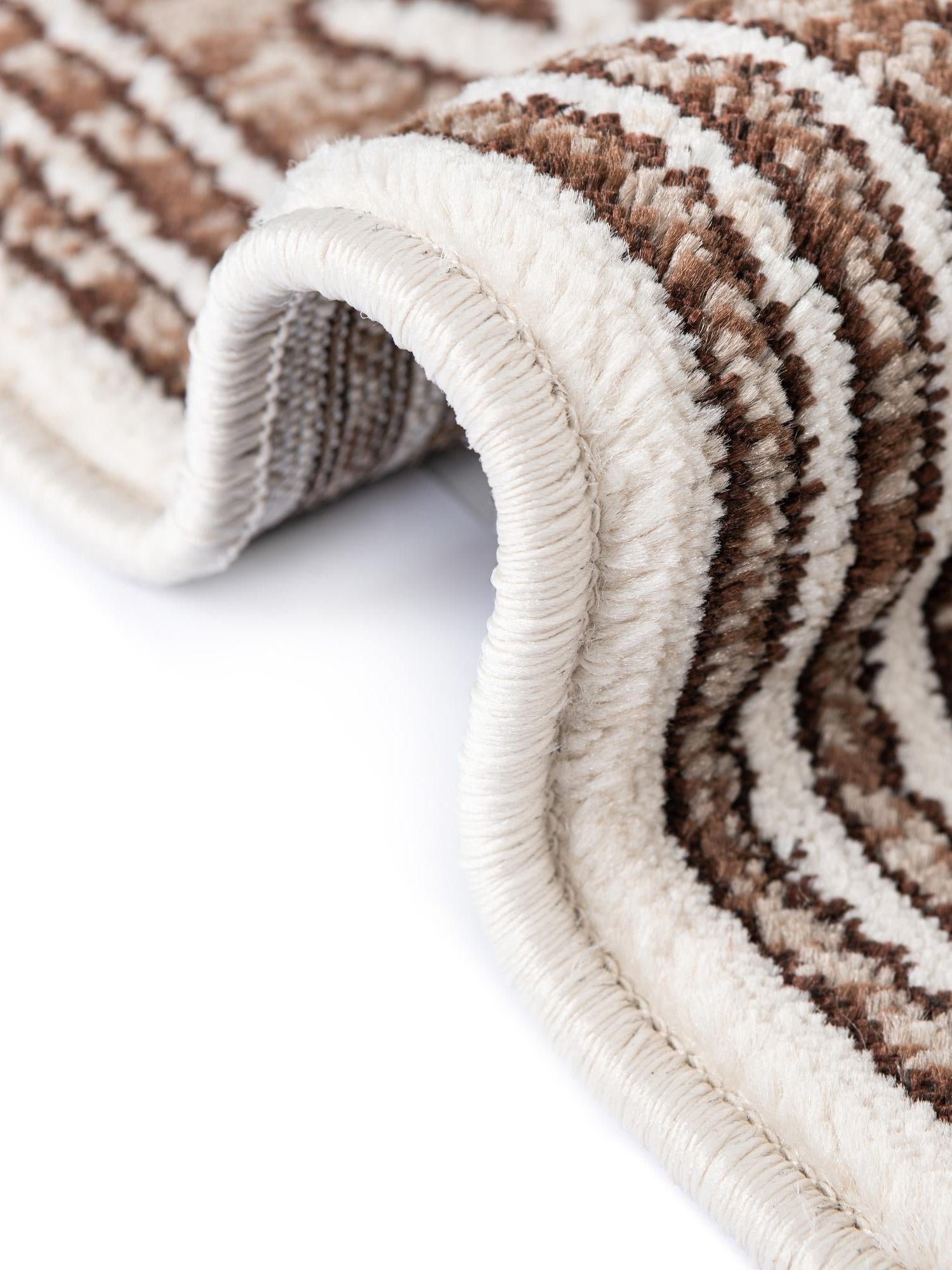 Chocolate Brown 7' 10 x 7' 10 Hermitage Octagon Area Rug 55% Polypropylene & 45% Polyester Easy Clean Stain-Resistant Carpet for Living, Office, Dorm Rooms for Sale at Rug Engine