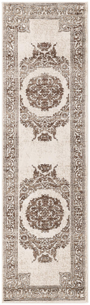 Chocolate Brown 2' x 7' Hermitage Runner Area Rug 55% Polypropylene & 45% Polyester Easy Clean Stain-Resistant Carpet for Living, Office, Dorm Rooms for Sale at Rug Engine
