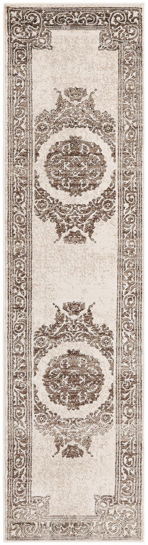 Chocolate Brown 2' x 8' Hermitage Runner Area Rug 55% Polypropylene & 45% Polyester Easy Clean Stain-Resistant Carpet for Living, Office, Dorm Rooms for Sale at Rug Engine