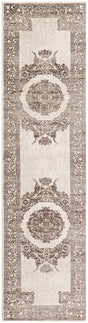 Chocolate Brown 2' 6 x 10' Hermitage Runner Area Rug 55% Polypropylene & 45% Polyester Easy Clean Stain-Resistant Carpet for Living, Office, Dorm Rooms for Sale at Rug Engine