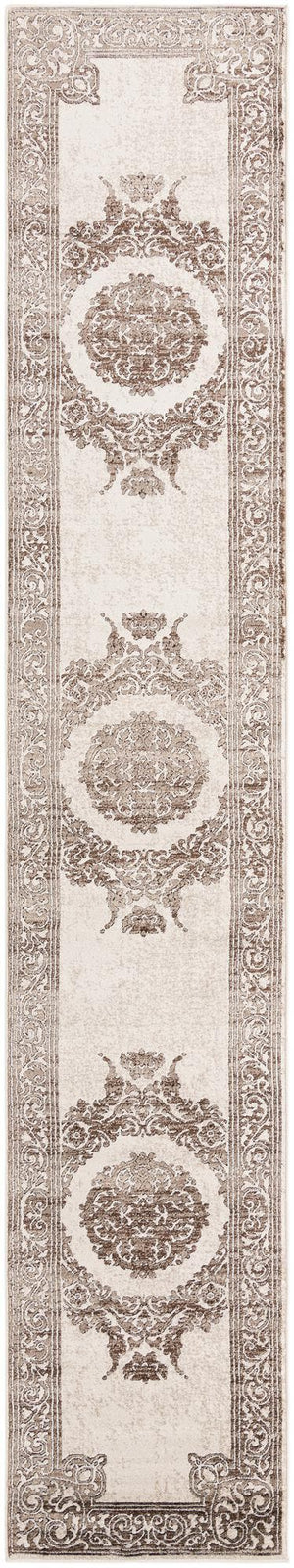 Chocolate Brown 2' 6 x 14' Hermitage Runner Area Rug 55% Polypropylene & 45% Polyester Easy Clean Stain-Resistant Carpet for Living, Office, Dorm Rooms for Sale at Rug Engine