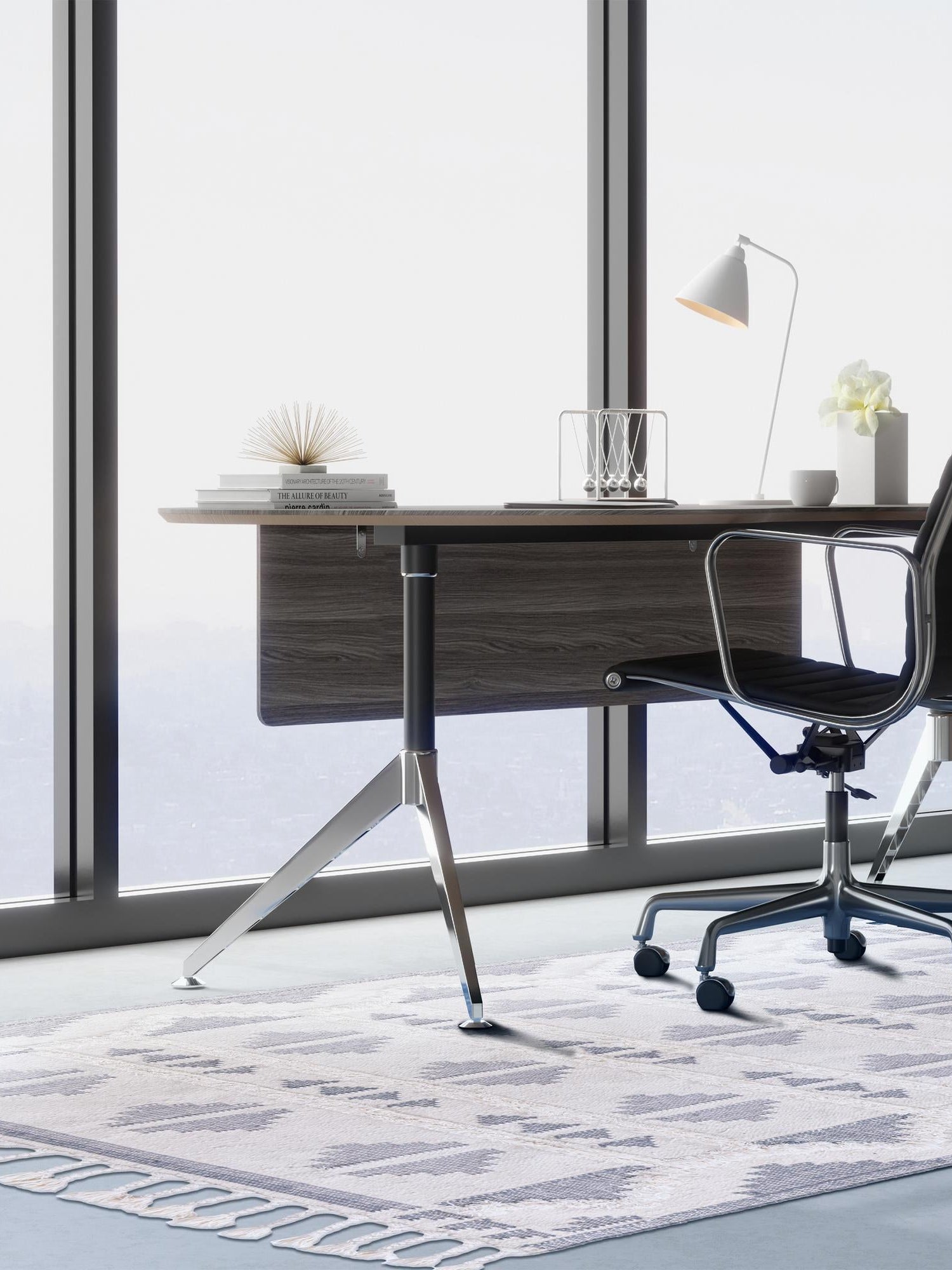 Gray and White 9' x 12' Mesa Rectangle Area Rug 100% Wool Geometric All Natural Carpet for Living, Dining, Office, Bedrooms, Dorms, Kitchens for Sale at Rug Engine