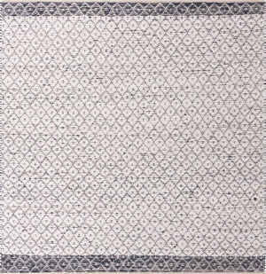 Ivory 10' x 10' Chindi Trellis Square Area Rug Natural Eco-Friendly Cotton Geometric Pattern Carpet for Living Dining Room Office Bedrooms for Sale at Rug Engine