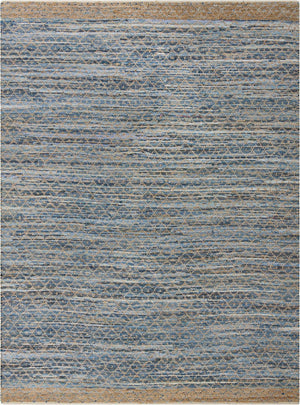 Denim blue 10' x 14' 1 Chindi Trellis Rectangle Area Rug Natural Eco-Friendly Cotton Geometric Pattern Carpet for Living Dining Room Office Bedrooms for Sale at Rug Engine