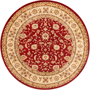 Red 10' x 10' Voyage Round Area Rug