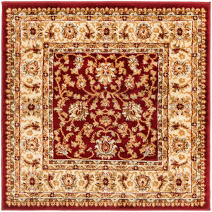 Red 3' 1 x 3' 1 Voyage Square Area Rug