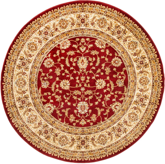 Red 7' 1 x 7' 1 Voyage Round Area Rug
