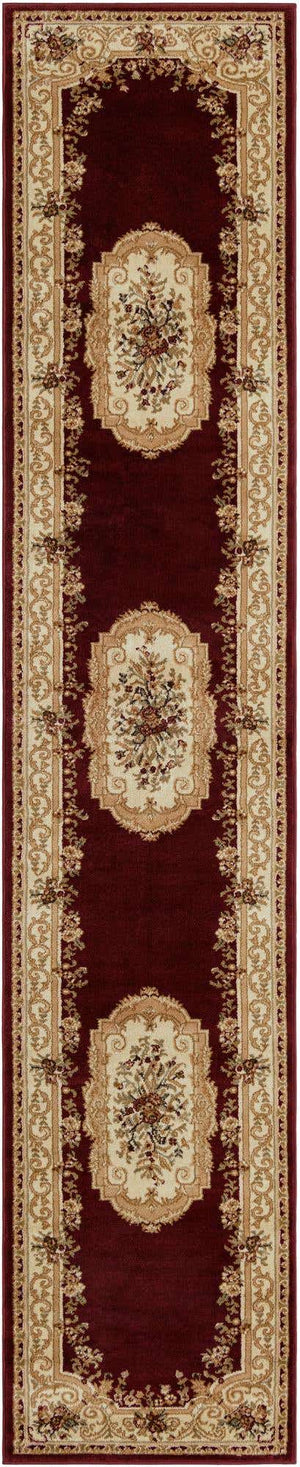 Red 2' 7 x 13' 1 Versailles Runner Area Rug