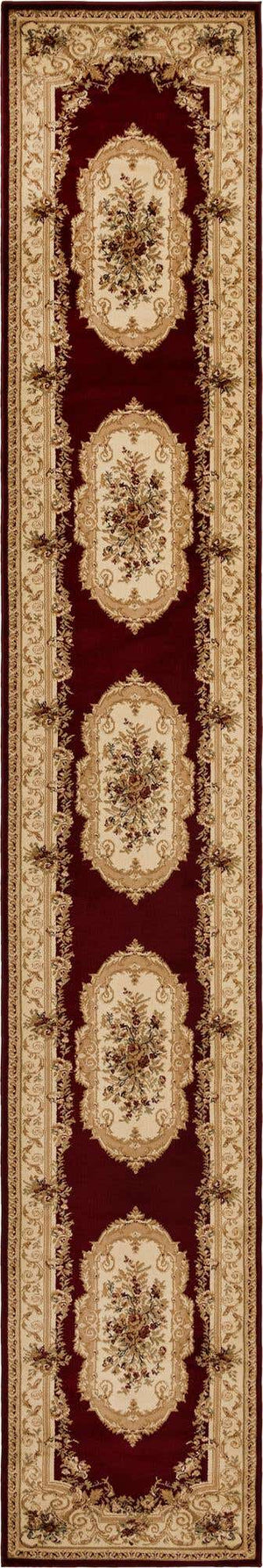 Red 3' 1 x 19' 8 Versailles Runner Area Rug