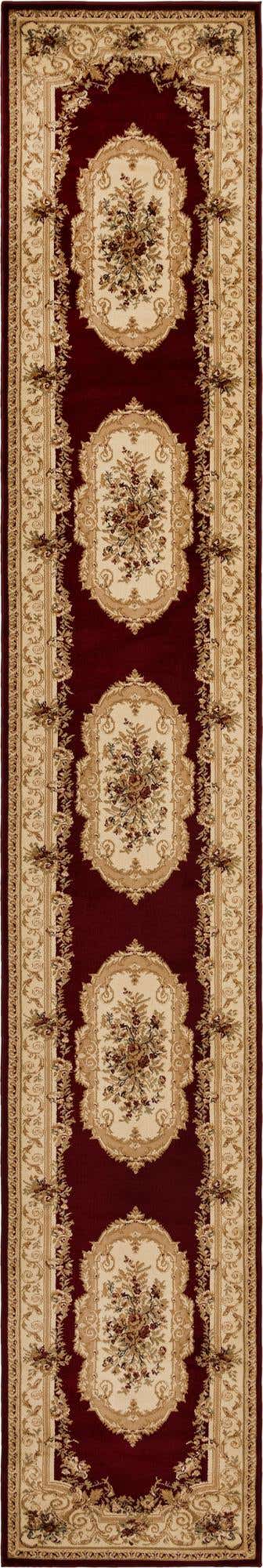 Red 3' 1 x 19' 8 Versailles Runner Area Rug