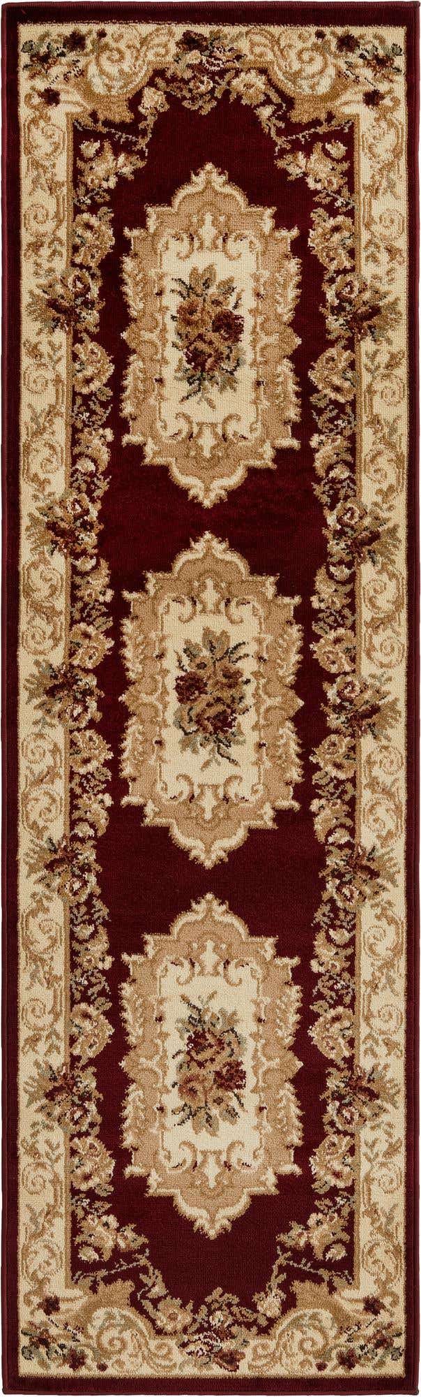Red 2' x 7' 1 Versailles Runner Area Rug