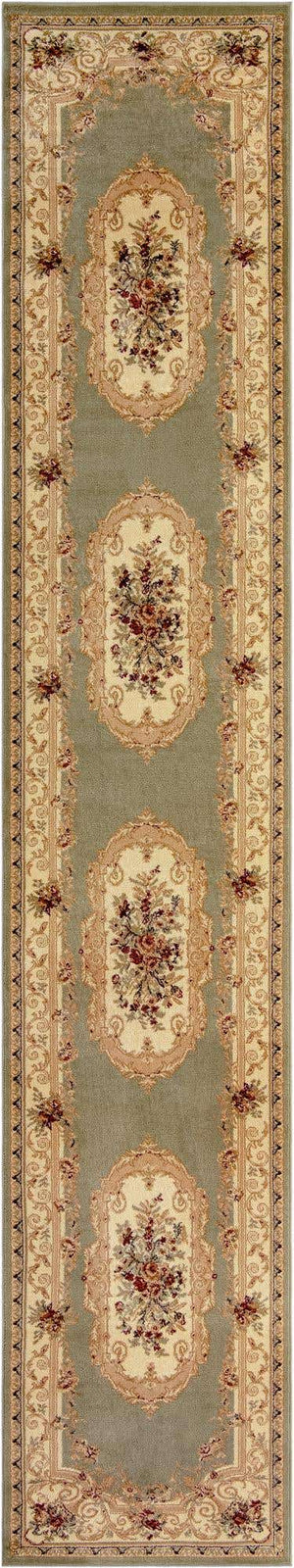 Green 3' 1 x 16' 5 Versailles Runner Area Rug