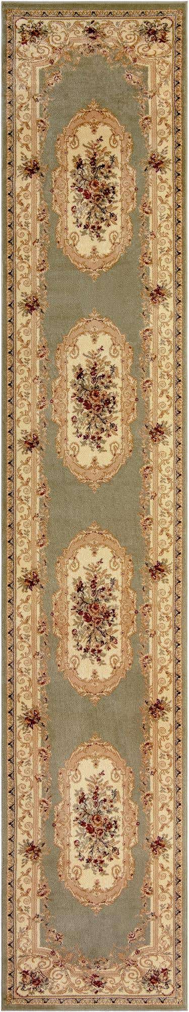 Green 3' 1 x 16' 5 Versailles Runner Area Rug