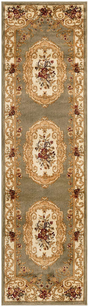 Green 2' x 7' 1 Versailles Runner Area Rug