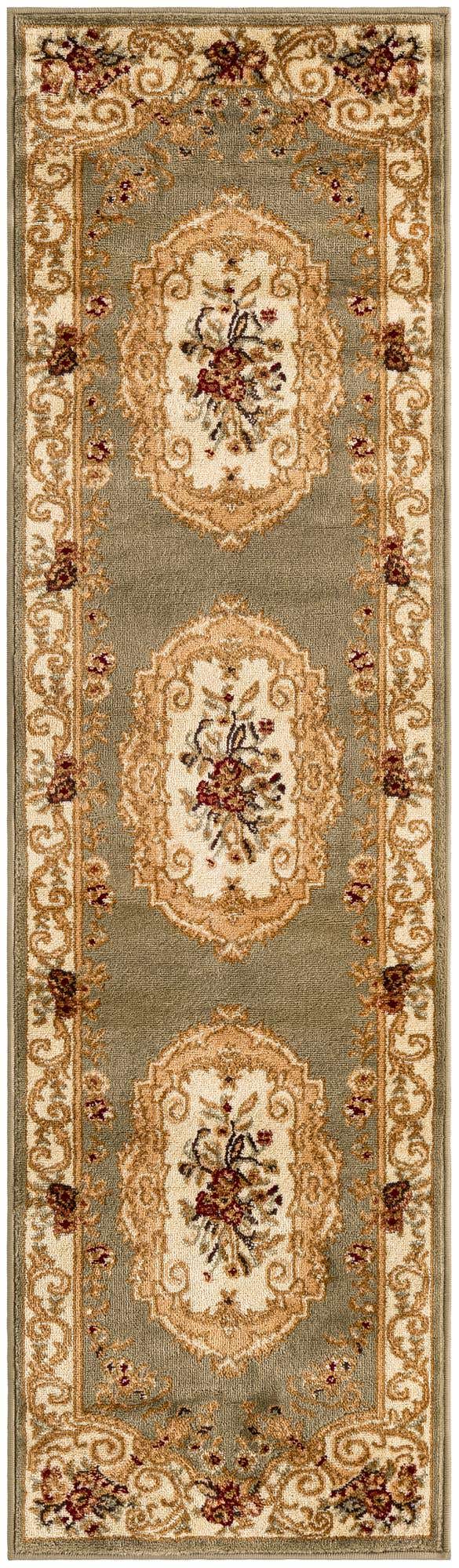 Green 2' x 7' 1 Versailles Runner Area Rug