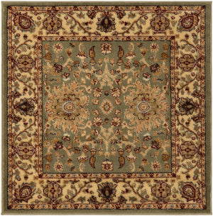 Light Green 3' 1 x 3' 1 Voyage Square Area Rug