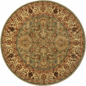 Light Green 4' 1 x 4' 1 Voyage Round Area Rug