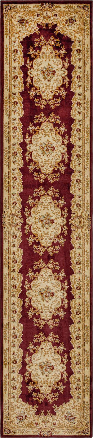Red 2' 7 x 13' 1 Versailles Runner Area Rug