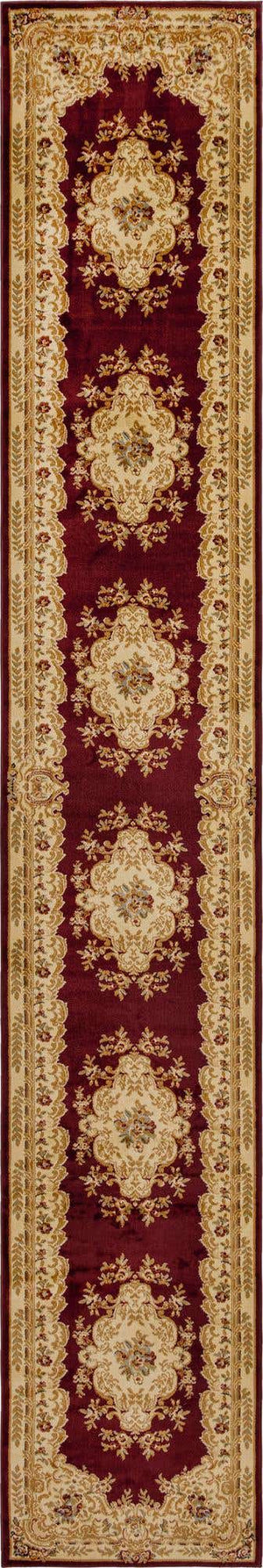 Red 3' 1 x 19' 8 Versailles Runner Area Rug